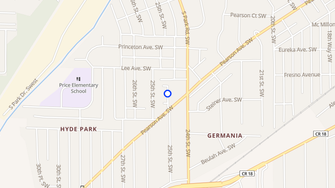 Map for Pearson Manor Apartment - Birmingham, AL
