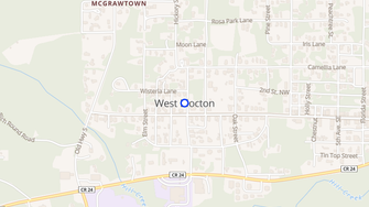Map for Garden Trails Apartments - West Blocton, AL