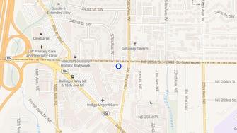 Map for Woodview - Shoreline, WA