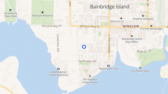 Map for Winslow Manor - Bainbridge Island, WA