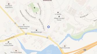 Map for Olde English Village Apartments - South Portland, ME