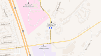 Map for Hillside Village Apartments - Pocatello, ID