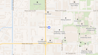 Map for Avonlea Apartments - Rexburg, ID