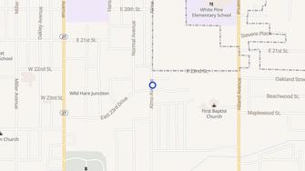 Map for Poplar Grove Apartments - Burley, ID