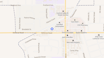 Map for Falcon Heights Apartments - Atwater, CA
