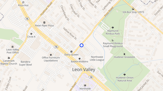 Map for Leon Trace Apartments - San Antonio, TX