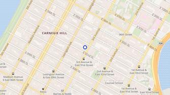 Map for 1654 3rd Avenue - New York, NY