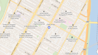 Map for Lenox Terrace - New York, NY