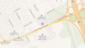 Map for Oakwood Place Apartment Homes - Dallas, TX