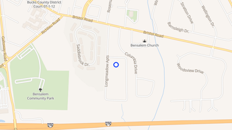 Map for Longmeadow Apartments - Bensalem, PA
