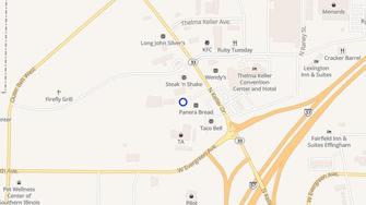 Map for Econo Lodge - Effingham, IL