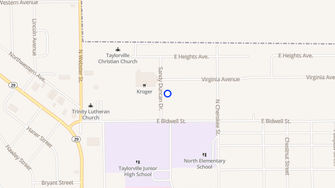 Map for Plaza Rental Properties - Taylorville, IL