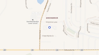 Map for Greenbriar Apartments - Albany, GA
