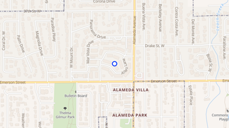 Map for Alameda West Apartments - Tacoma, WA