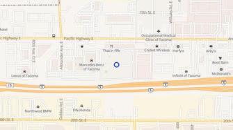 Map for Chateau Rainier Apartments - Tacoma, WA