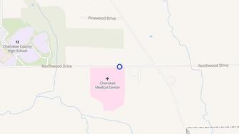 Map for Cherokee Estates - Centre, AL