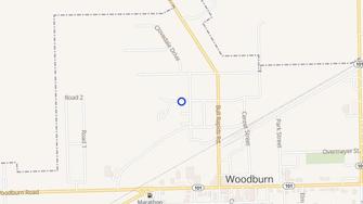 Map for Lynnwood Apartments - Woodburn, IN