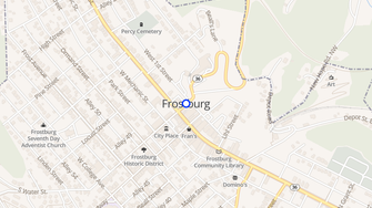Map for Frostburg Heights Apartments - Frostburg, MD