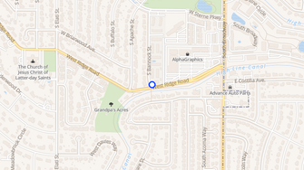 Map for Broadridge Apartments - Littleton, CO