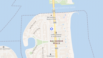 Map for Bal Bridge - Bal Harbour, FL