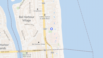 Map for Balmoral Condominium Assoc Incorporated - Bal Harbour, FL