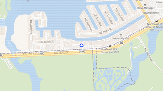 Map for Island Shores Apartments - North Miami Beach, FL