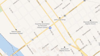 Map for Stadium Place Apartments - Monroe, LA