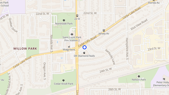 Map for Sandwood Apartments - Saint Louis Park, MN