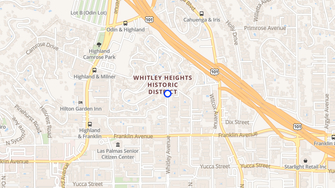 Map for The Whitley (Hobart J Whitley LLC) - Los Angeles, CA