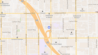 Map for Harold Way Apartments - Los Angeles, CA