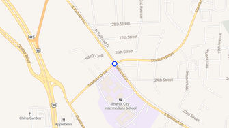 Map for Amber Woods Apartments - Phenix City, AL