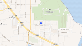 Map for Park Terrace Apartments - Leesburg, FL
