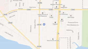 Map for Rosemont Manor Apartment - Eustis, FL
