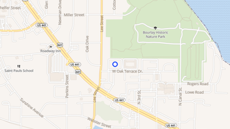 Map for Oak Terrace Apartments - Leesburg, FL