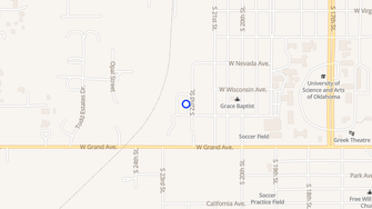 Map for Whispering Pines Apartments - Chickasha, OK