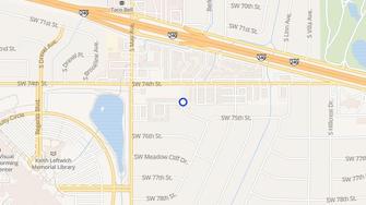 Map for Meadow Cliff Apartments - Oklahoma City, OK