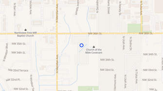 Map for Meadowbrook Apartments - Oklahoma City, OK
