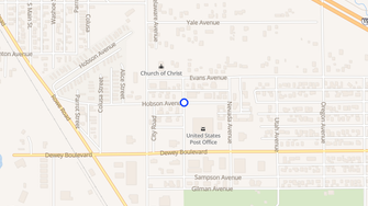 Map for John R Riley Apartment Complex - Butte, MT