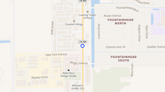 Map for Wickham Village Apartments - Melbourne, FL