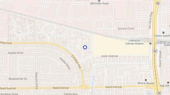 Map for Willow Bend Apartments - Sunnyvale, CA