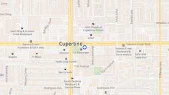 Map for Montebello - Cupertino, CA
