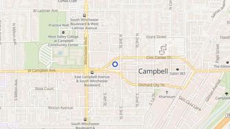 Map for Gateway Apartments - Campbell, CA