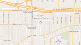 Map for Union Park Apartments - San Jose, CA