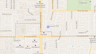 Map for Villa Camino Apartments - Sunnyvale, CA