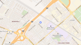 Map for Elm Street Apartments - San Jose, CA