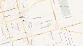 Map for Willis South Apartments - Willis, TX