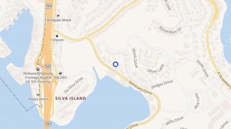 Map for Strawberry Shores Apartments - Mill Valley, CA