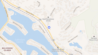 Map for 4 Lyford Drive Apartments - Tiburon, CA