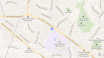 Map for El Paseo Apartments - San Anselmo, CA