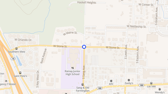 Map for Markham Hill - Fayetteville, AR